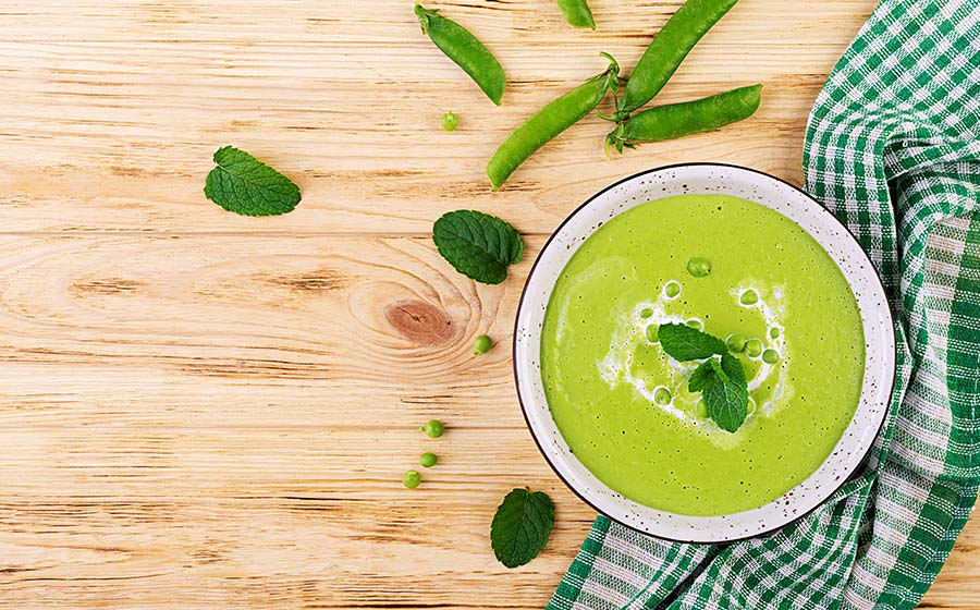 nchzj przepis zupa z zielonego groszku